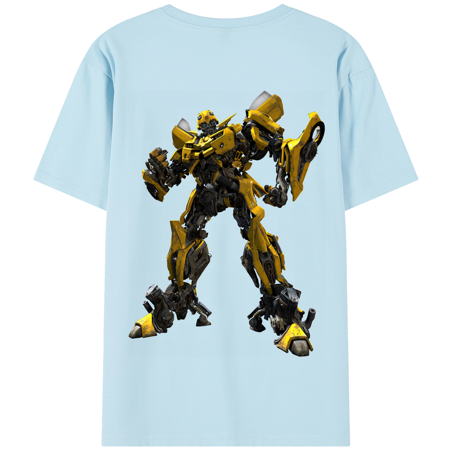（画像用） Transformers トランスフォーマー 綿100％半袖Tシャツ（背面プリント）
